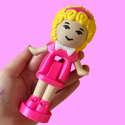 Pink Shimmer Polly Doll