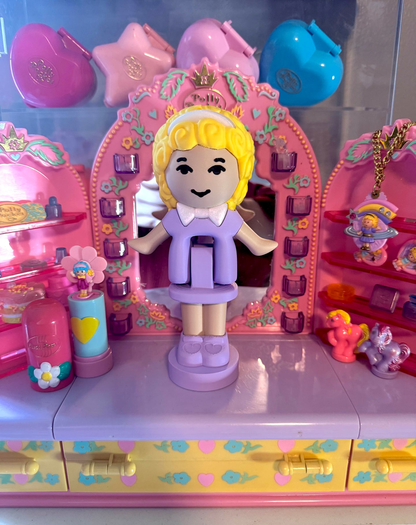 Lilac Polly Doll