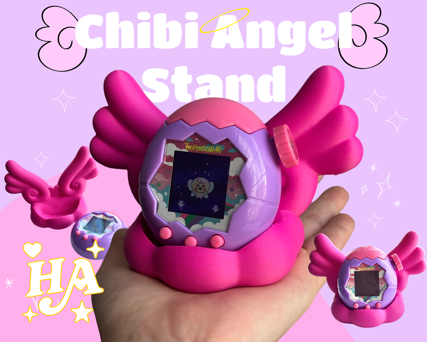 Tamagotchi Paradise Chibi Angel Stand