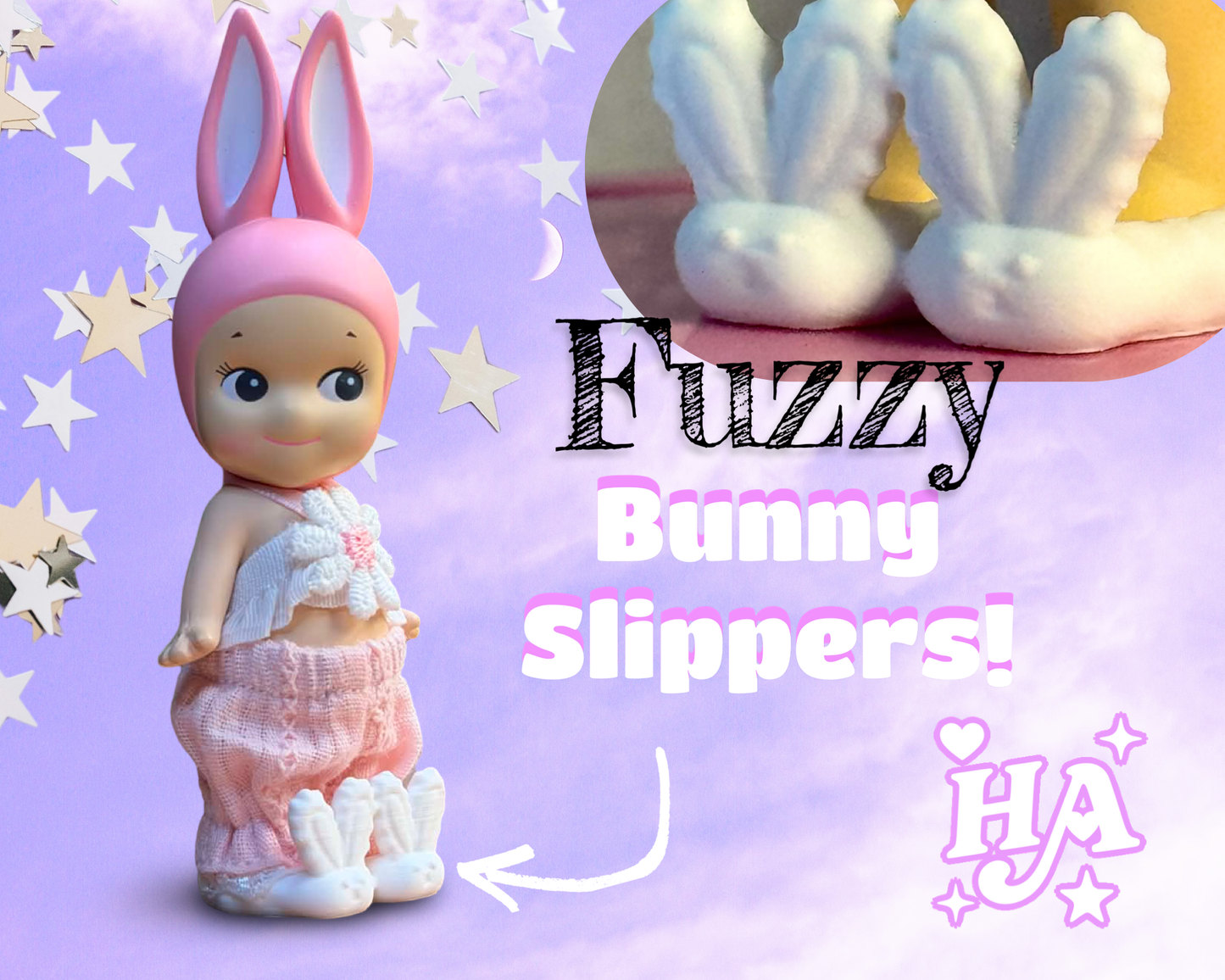 LICENSE ONLY Bunny Slippers