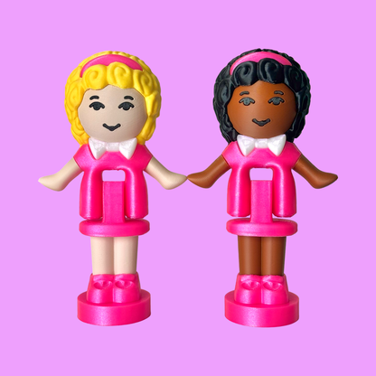 Pink Shimmer Polly Doll