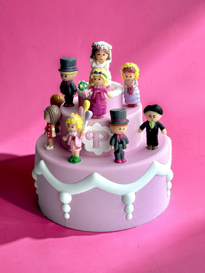 Vintage Doll Display Cake