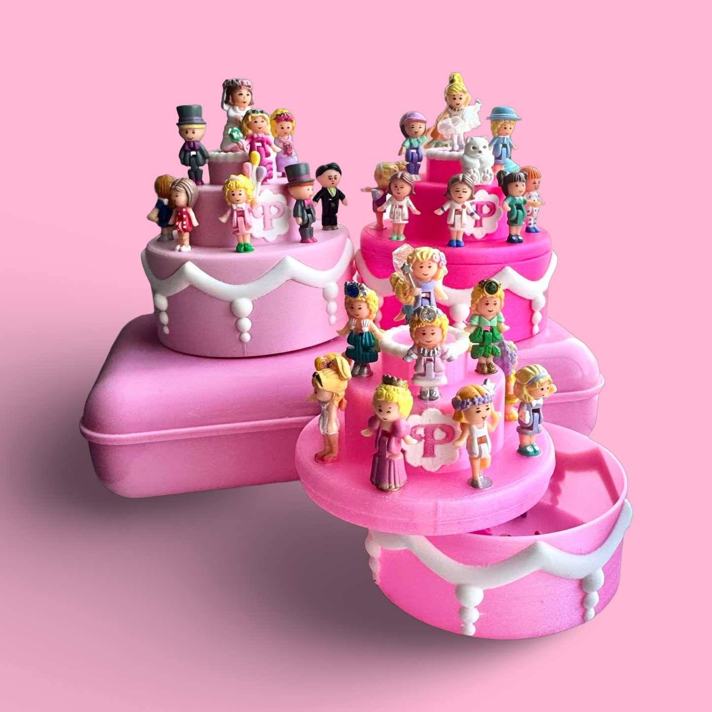 Vintage Doll Display Cake